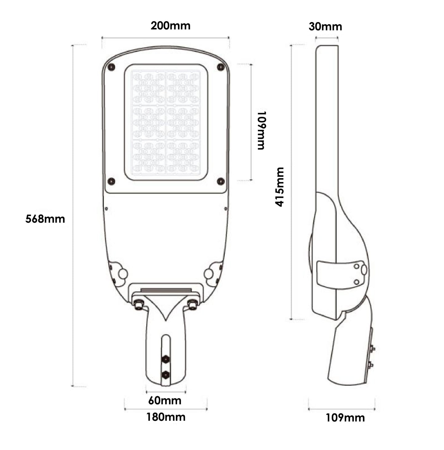 Luminária Led Line Series 30W