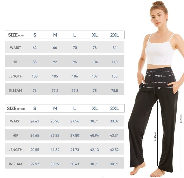 30% off Calças De Perna Larga Loungewear Estilo Casual Mulheres frete grátis para Portugal Continental