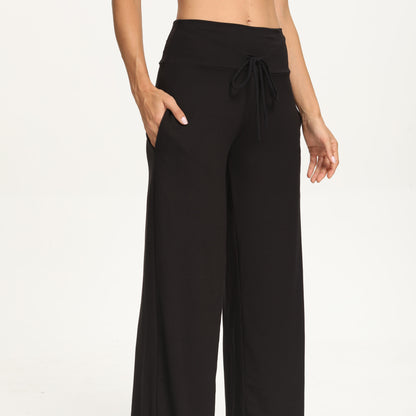 30% off Calças De Perna Larga Loungewear  Estilo Casual Mulheres frete grátis para Portugal Continental