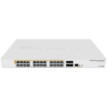 Mikrotik CRS328-24P-4S RM 28 portas RJ45 10-100-1000 SFP PoE Switch