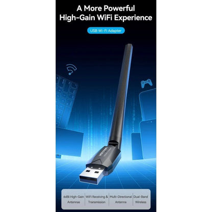 Adaptador USB - WiFi Vention  650Mbps