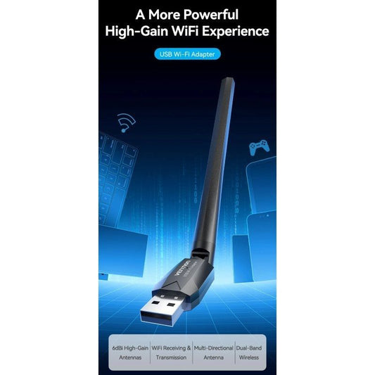 Adaptador USB - WiFi Vention  650Mbps