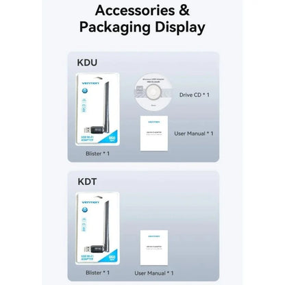 Adaptador USB - WiFi Vention  650Mbps